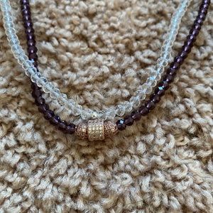 Rachel Lynn Chicago set of 2 crystal chokers